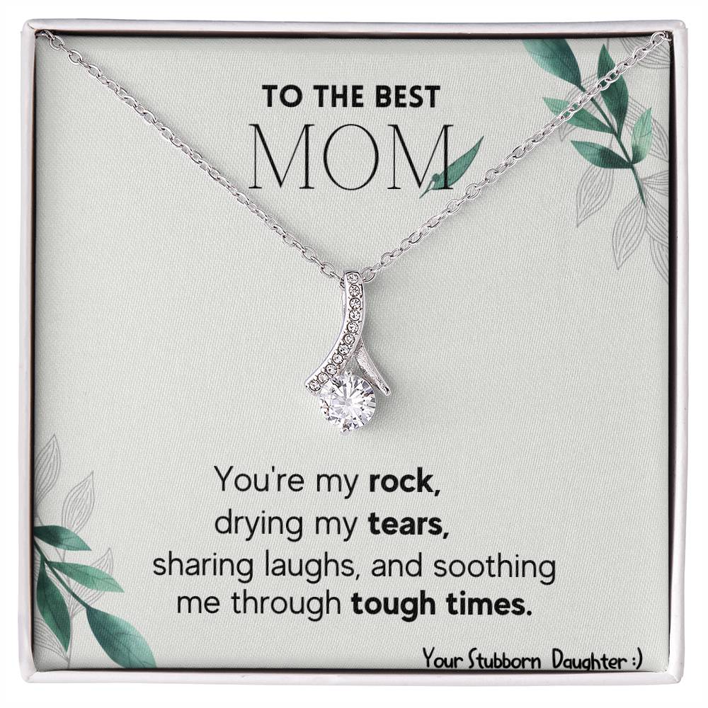 Mom Alluring Beauty Necklace - I Love You From The Moon And Back