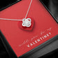 Valentine Love Knot Necklace