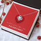 Valentine Love Knot Necklace