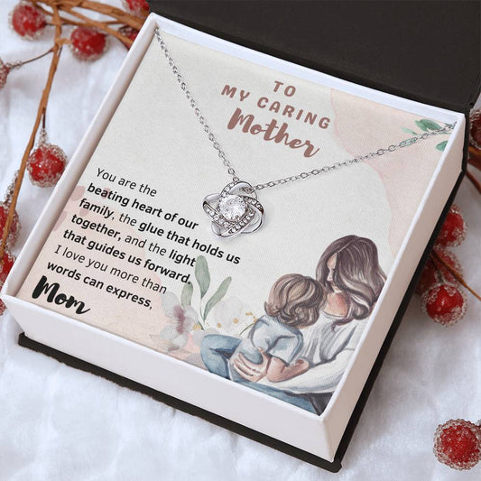 To my mother Love Knot Necklace