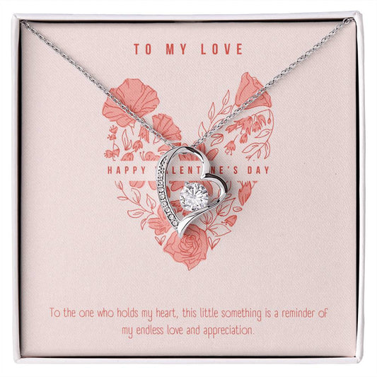 Forever Love Necklace with On Demand Message Card