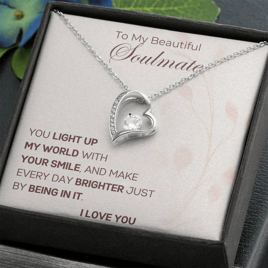 To my wife Forever Love Necklace